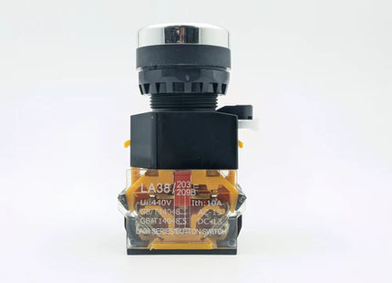 Push Button Green LA 38 | Self Locking | Dia 22 mm | 10 Amp | Imported