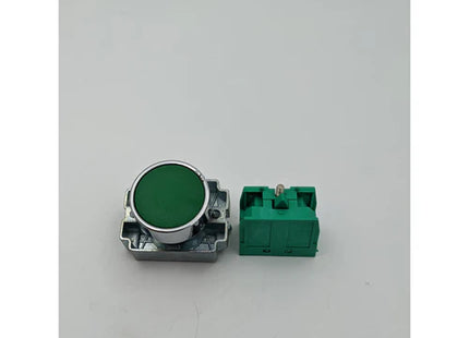 Push Button Single Green | With base | LAY 5 | Dia 22 mm | Imported