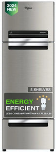 Whirlpool 235 L Frost Free Triple Door Refrigerator  (Radiant Steel, FP 253D PROTTON ROY RADIANT STEEL(Z))
