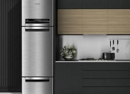 Whirlpool 235 L Frost Free Triple Door Refrigerator  (Radiant Steel, FP 253D PROTTON ROY RADIANT STEEL(Z))