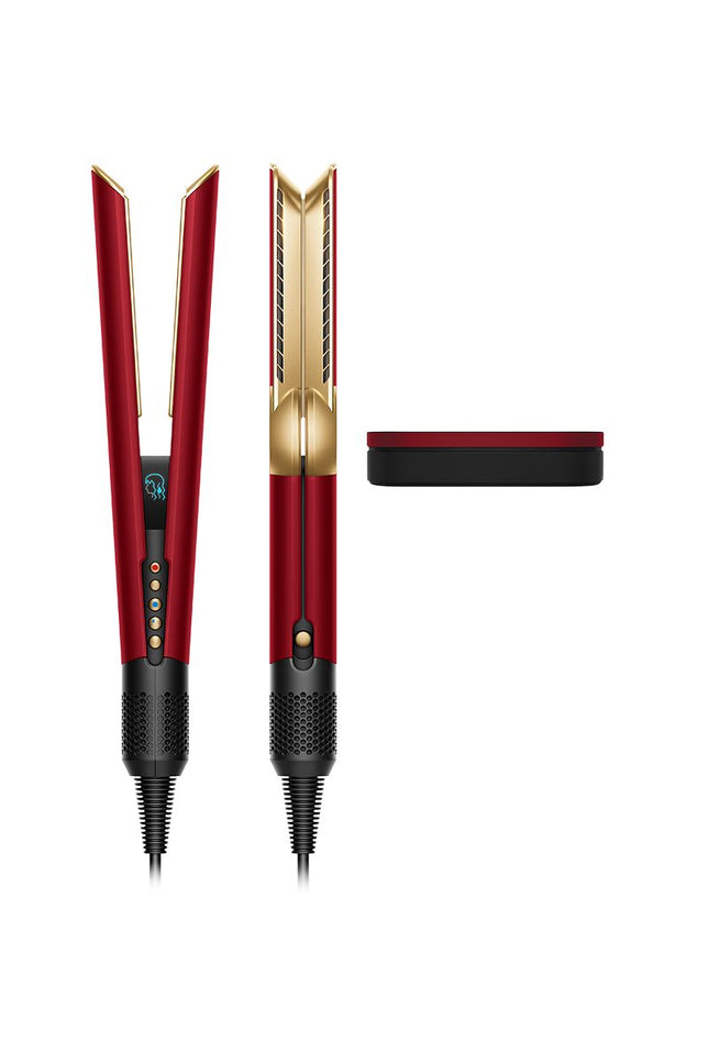 Dyson Airstraitβ’ straightener (Red velvet and gold)