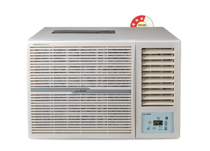 Lloyd 1.5 Ton 3 Star Fixed Speed Window Ac (Copper, 2023 Model, White With Silver Deco Strip, GlW18C3YWSEW)