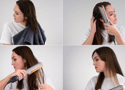 Dyson Airstrait™ straightener (Red velvet and gold)