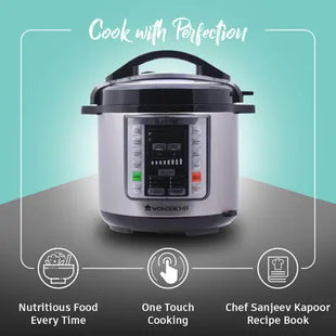 WONDERCHEF Nutri-Pot Electric Pressure Cooker  (6 L, Black & Silver)