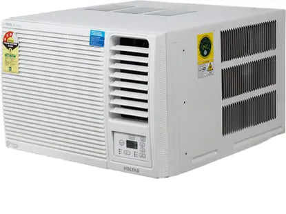 Voltas 2023 Model 1 Ton 3 Star Window AC - White  (123 VECTRA PLATINA (4011486), Copper Condenser)