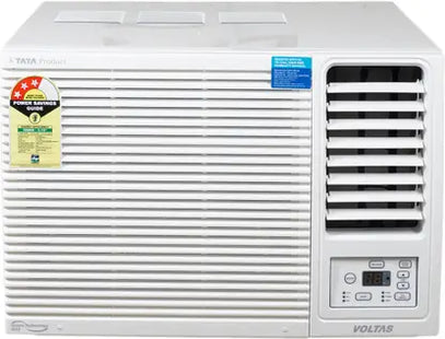 Voltas 2023 Model 1 Ton 3 Star Window AC - White  (123 VECTRA PLATINA (4011486), Copper Condenser)