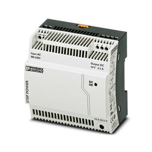 MODEL-SOURCE STEP-PS/1AC/24DC/4.2(2868664) 4.2A,24V DC,100-240V AC