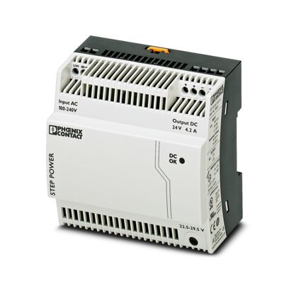 MODEL-SOURCE STEP-PS/1AC/24DC/4.2(2868664) 4.2A,24V DC,100-240V AC
