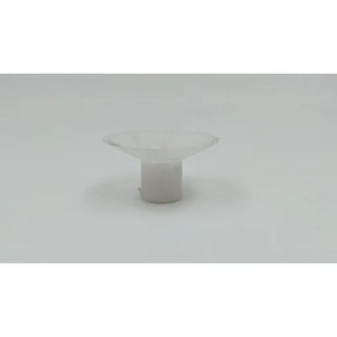 White Colour Washer Small | Top Outer Dia 29 mm | Bottom Outer Dia 11 mm | Height 12 mm | Nozzle Dia 6 mm | Domestic