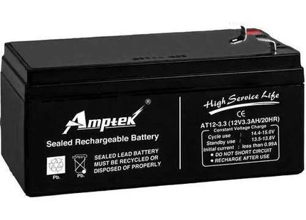 MODEL- BATTERY AT 12-3.3(12V3.3AH/20HR)