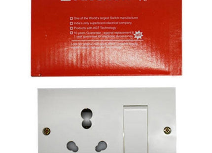 MODEL- COMBINED SWITCH SOCKET 16AMP ANCHOR
