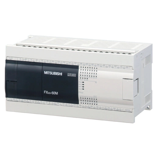 MODEL-PLC CPU-FX3G-60MR/ES-60 I/O-36 I/P-DIGITAL INPUT-24 O/P-DIGITAL OUTPUT-230VAC