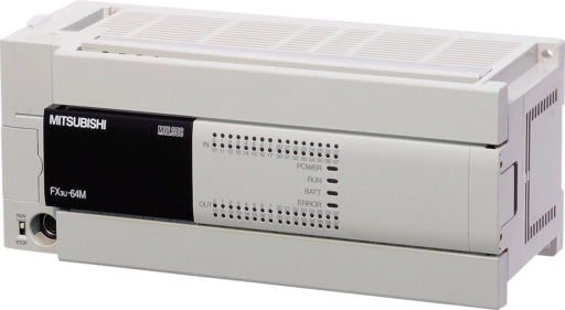 MODEL-(PLC CPU-FX3U-64MR/ES-64 I/O-32 I/P-DIGITAL INPUT-32 O/P) MAKE MITSUBISHI