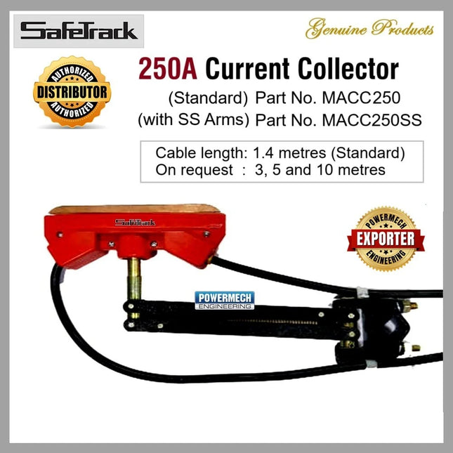 MODEL- CURRENT COLLECTOR 200 AMP 200-250 AMP