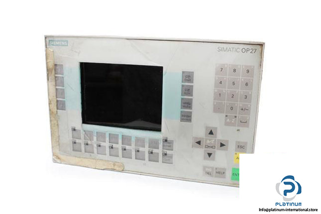 MODEL-SIMATIC OP 27 TYPE-6AV3627-1JK00-0AX0