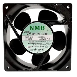MODEL-AXIAL FAN 120X38MM-2900 RPM-14W-200V-103.6 CFM MODEL-4715PS-20T-B30 MAKE NMB