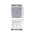 Black+Decker Evaporative Air Cooler Remo 55L Air Throw 26 ft With Lockable Rear wheel Antibacterial Honeycomb pads Inverter compatible 105 Watts 230 V AC White and Grey | Size Medium