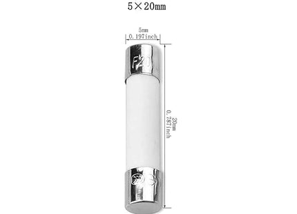 MODEL- FAST BLOW 5X20 CERAMIC TUBE FUSE 4 AMP