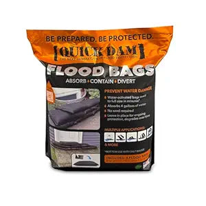 MODEL-WATER ACTIVATED FLOOD BAGS(1FTx2FT , 1 PACKET=6 BAGS) MAKE QUICK DAM