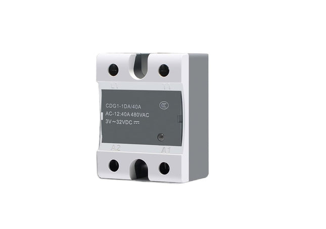 MODEL- SSR RELAY CDG1-1DD/25A LOAD VOLTAGE-DC-12-220VDC LOAD CURRENT-25 AMP INPUT CONTROL VOLTAGE-3V-32VDC MAKE-DELIXI