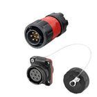 MODEL-PVC CONNECTOR 7 PIN FEMALE MAKE-AMPHENOL