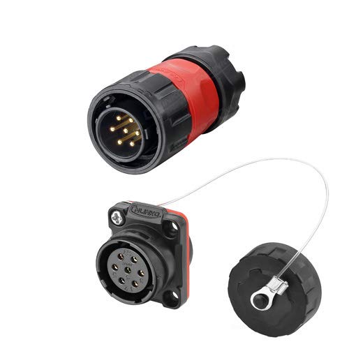 MODEL-PVC CONNECTOR 7 PIN FEMALE MAKE-AMPHENOL