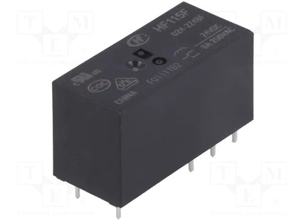 MODEL-  MINIATURE HIGH POWER RELAY HF115/024-2ZS4BF 24VDC 8A