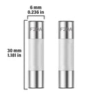 MODEL- FAST BLOW 6X30 CERAMIC TUBE FUSE 20 AMP