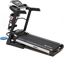 Fitkit by Cult FT200M 4.5HP Peak Treadmill (Max Weight: 110Kg, Auto Incline, Max Speed 16km/hr & Massager) for Home Gym Fitness with 1 Year Warranty