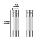 MODEL- FAST BLOW 5X20 CERAMIC TUBE FUSE 15 AMP
