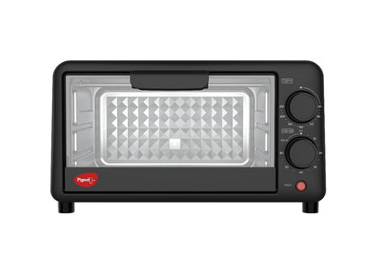 Pigeon Oven Toaster Grill 9 Liters OTG without Rotisserie for Oven Toaster and Grill for grilling and baking Cakes (Grey)