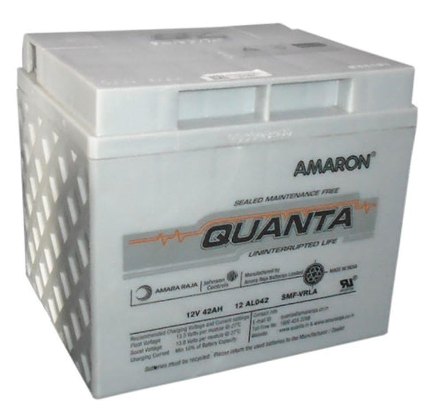 MODEL- 12V 42AH SMF BATTERY (AMARON QUANTA)
