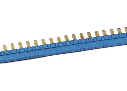 MODEL-CONNECTING BAR 20 POS JUMPER 38X1 SERIES BLUE 093.20 TO SOCKETS
