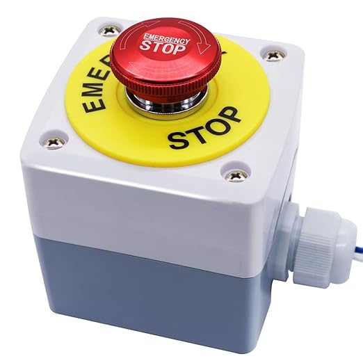 MODEL- EMERGENCY STOP PUSH BUTTON SWITCH(BOX) WITH METAL HOUSING BOX