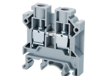 MODEL- 6 SQ MM TERMINAL BLOCKS FEED THROUGH UNIVERSAL DIN RAIL LENGTH 45MM , WIDTH 8MM , HEIGHT 45MM