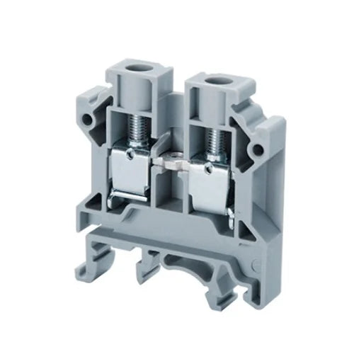 MODEL- 6 SQ MM TERMINAL BLOCKS FEED THROUGH UNIVERSAL DIN RAIL LENGTH 45MM , WIDTH 8MM , HEIGHT 45MM