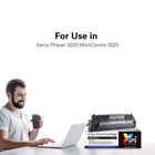 GPS Cartridge 3025 Black Phaser 3020 WorkCentre 3025 Toner Cartridges for Xerox 3020 WC3025 Laser Printer (1pack)