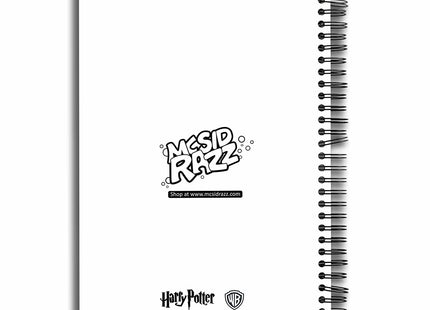 MC SID RAZZ - Harry Potter Infographic Grey Notebook A5, 150 Pages