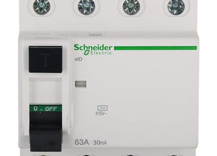 MODEL- ELCB 63 AMP 4 POLE SCHNEDER ELECTRIC