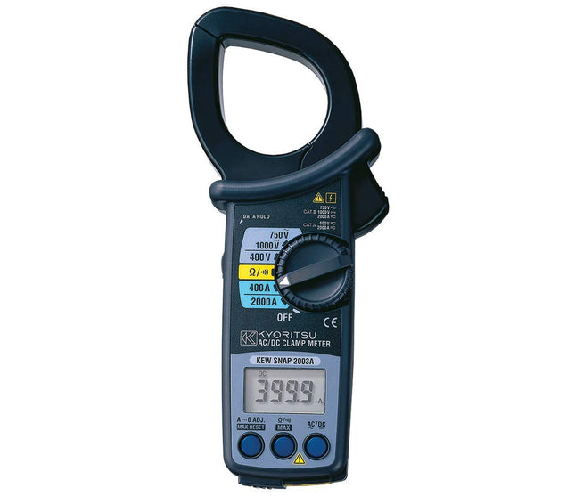 MODEL- CLAMP METER (KYORITSU 2003A / KY0RITSU) OR (CMP-2000/SONEL) DC3V AC 750 V DC 1000V , 2000 A