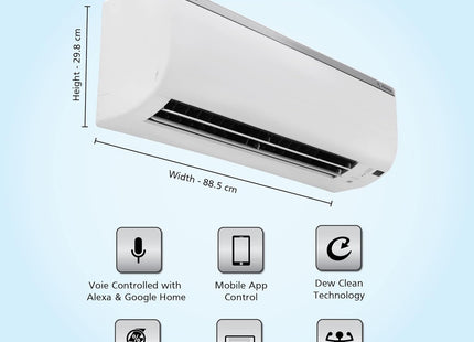 Daikin 1.5 Ton 5 Star Inverter Split AC (Copper, PM 2.5 Filter, 2022 Model, FTKR50U, White)