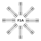 MODEL- FAST BLOW 5X20 CERAMIC TUBE FUSE 1 AMP