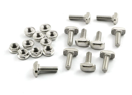 20MM ALUMINIUM PROFILE LOCK NUT DIA 6MM