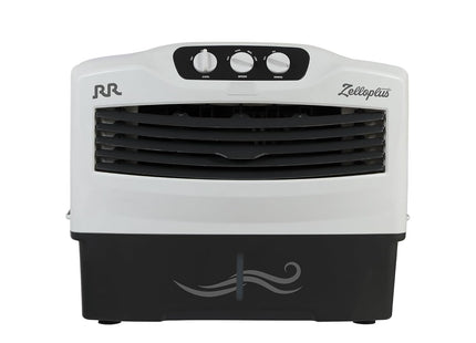 RR Zello Plus 50 Window Air Cooler | Cooler with High Air Delivery, Wood Wool Pads | Room Cooler with Inverter Compatibility| 1 year Warranty | 50L (Zello Plus)