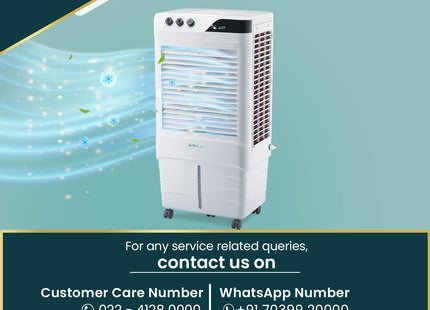 Bajaj DMH90 Neo 90L Desert Air Cooler For Home | For Larger Room | Big Ice Chamber | High-Speed | Invertor Compatible | 90Ft Air Throw | 3 Yrs Warranty (1 Yr Standard + 2 Yrs Extended Warranty)【White】