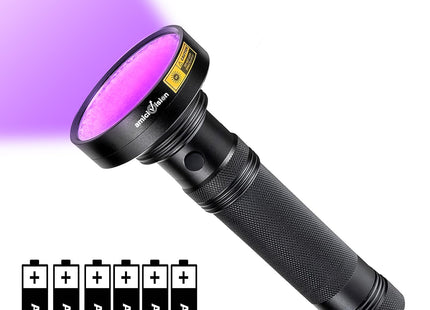 Model-18w 100 led UV Torch 395nm wavelength Ultraviolet