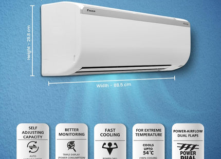 Daikin 1.5 Ton 5 Star Inverter Split AC (Copper, PM 2.5 Filter, MTKM50U, White)