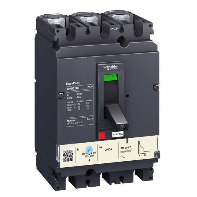 MODEL-MCCB 3P,250A, LV525333 (CVS25 OF)