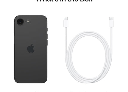 iPhone 16e 512 GB: Built for Apple Intelligence, A18 Chip, Supersized Battery Life, 48MP Fusion. Camera, 15.40 cm (6.1″) Super Retina XDR Display; Black (Copy)