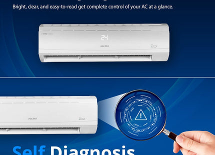 Voltas 2 Ton 3 Star, Fixed Speed Split AC (Copper, Anti Fungi Technology, Anti-dust Filter, 243 Vectra Plus, White)